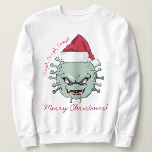 Evil Christmas Virus Sweatshirt (Design vorne)
