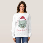 Evil Christmas Virus Sweatshirt (Vorne ganz)