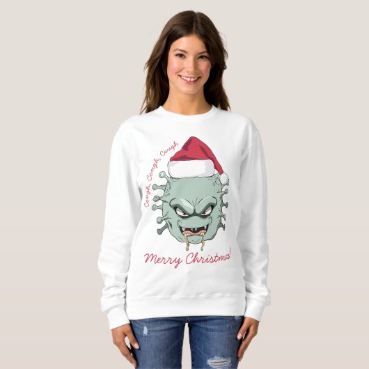 Evil Christmas Virus Sweatshirt (Vorne ganz)