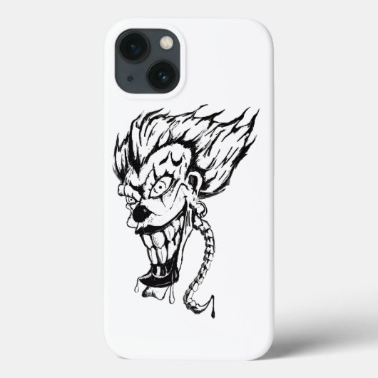 Evil clown Apple iPhone X, Tough Xtreme Phone Case (Rückseite)