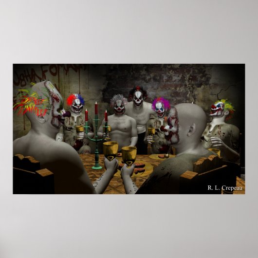 Evil Clown Banquet Poster (Vorne)