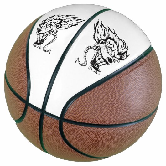 Evil clown Custom Fullsize Basketball (angewinkelt)