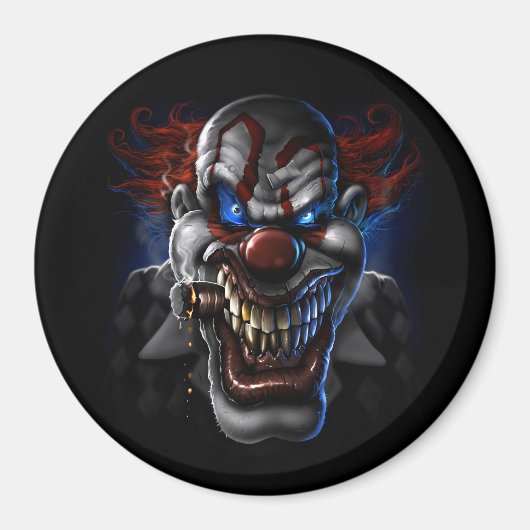 Evil Clown Face Magnet (Vorne)