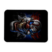 Evil Clown Face Magnet (Horizontal)