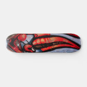 Evil Clown Graffiti Skateboard (Horizontal)