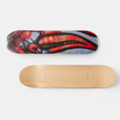 Evil Clown Graffiti Skateboard (Horizontal)