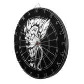 Evil Clown Metallkäfig Dartboard Dartscheibe (Vorderseite rechts)