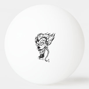 Evil Clown Ping Pong Ball Tischtennisball