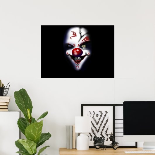 Evil Clown Poster (Heimbüro)