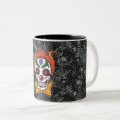 Evil Clown Skull Dämon Tasse Geschenk Idee (VorderseiteRechts)