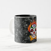 Evil Clown Skull Dämon Tasse Geschenk Idee (Vorderseite Links)