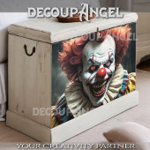 Evil Clown Smirk Seidenpapier