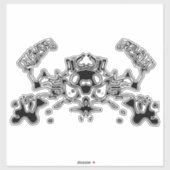 Evil Crab 3 Aufkleber (Blatt)