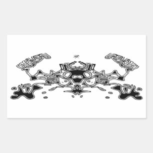 Evil Crab 3 Rechteckiger Aufkleber