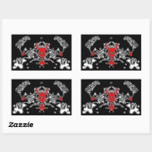 Evil Crab 7 Rechteckiger Aufkleber (Blatt)