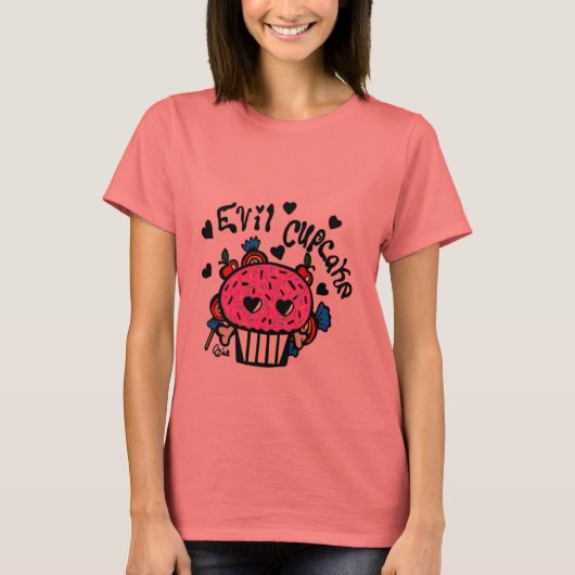 Evil cupcake T-Shirt (Vorderseite)