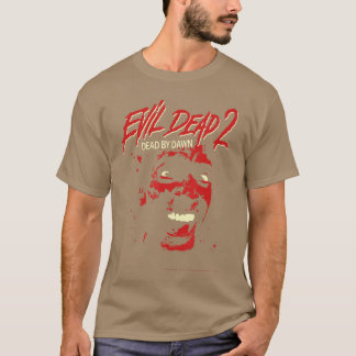 Evil Dead 2 Dead by Dawn Ash Bloody Face Horror Co T-Shirt
