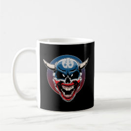 Evil Demon Clown Skull Kaffeetasse