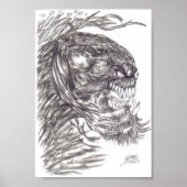 Evil Demon Creature Art Poster drucken (Vorne)