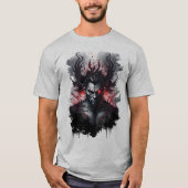 Evil Devil dark art design T-Shirt (Vorderseite)
