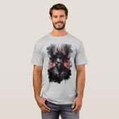Evil Devil dark art design T-Shirt (Vorne ganz)