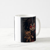 Evil Doll Cartoon Kaffeetasse (VorderseiteRechts)