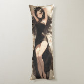 Evil Elf Queen Anime Seitenschläferkissen (Rückseite (Vertikal))