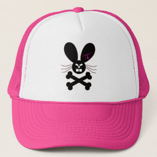 Evil Emo Bunny Crossbones Truckerkappe