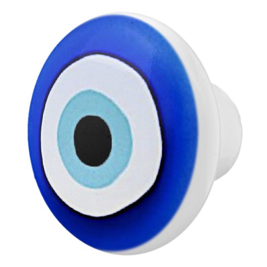 Evil Evil bedruckt rund Keramik weiß ziehen /knopf Keramikknauf (Rechts)