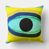 Evil Eye Abstrakt Kissen (Rückseite)