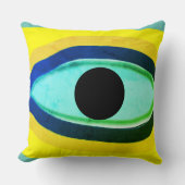 Evil Eye Abstrakt Kissen (Vorderseite)