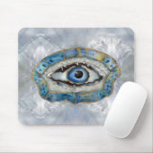 Evil Eye Amulet Geodes und Kristalle Mousepad (Mit Mouse)