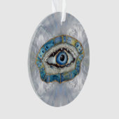 Evil Eye Amulet Geodes und Kristalle Ornament (Vorderseite)