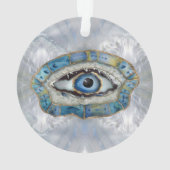 Evil Eye Amulet Geodes und Kristalle Ornament (Rückseite)