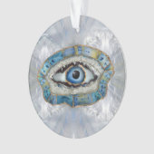 Evil Eye Amulet Geodes und Kristalle Ornament (Vorderseite)