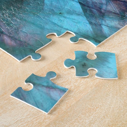 Evil Eye Amulet Mineral Textures Collage Puzzle (Seite)