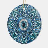 Evil Eye Amulet Mosaic Mandala Art Keramik Ornament (Links)