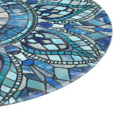 Evil Eye Amulet Mosaic Mandala Art Schneidebrett (Ecke)