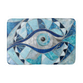 Evil Eye Amulet Mosaic Mineral Textures Badematte (Vorderseite)