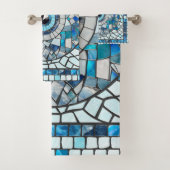 Evil Eye Amulet Mosaik Art Badhandtuch Set (Insitu)