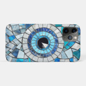 Evil Eye Amulet Mosaik Art Case-Mate iPhone Hülle (Rückseite (Horizontal))