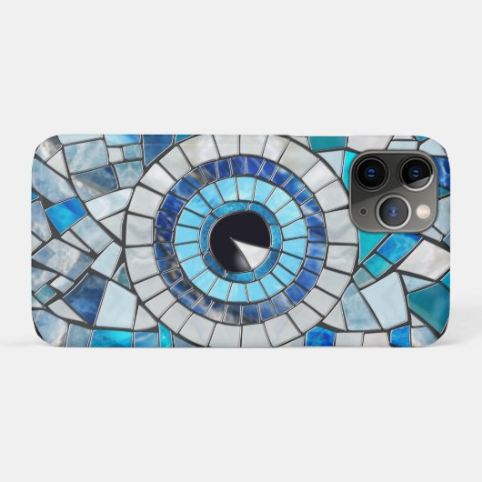 Evil Eye Amulet Mosaik Art Case-Mate iPhone Hülle (Rückseite (Horizontal))