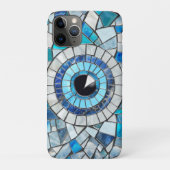 Evil Eye Amulet Mosaik Art Case-Mate iPhone Hülle (Rückseite)