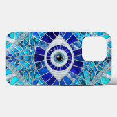 Evil Eye Amulet Mosaik Art Case-Mate iPhone Hülle (Rückseite (Horizontal))