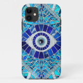 Evil Eye Amulet Mosaik Art Case-Mate iPhone Hülle (Rückseite)