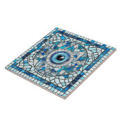 Evil Eye Amulet Mosaik Art Fliese (Seite)