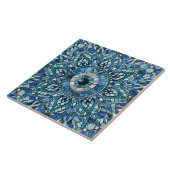 Evil Eye Amulet Mosaik Art Fliese (Seite)
