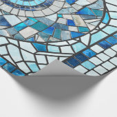 Evil Eye Amulet Mosaik Art Geschenkpapier (Ecke)