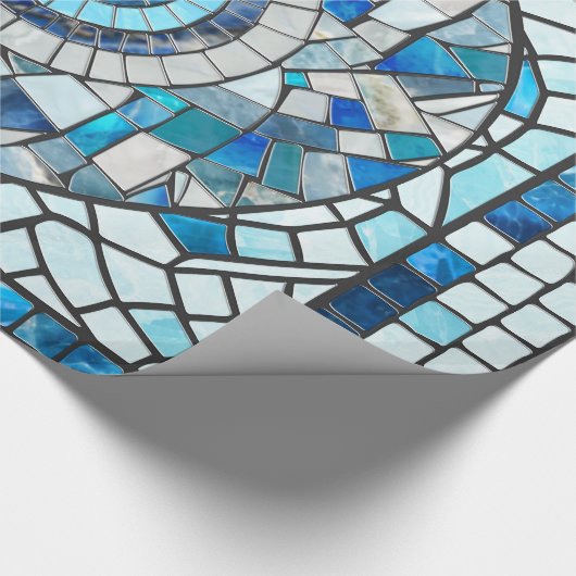 Evil Eye Amulet Mosaik Art Geschenkpapier (Ecke)