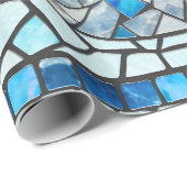 Evil Eye Amulet Mosaik Art Geschenkpapier (Rolleneckpunkt)